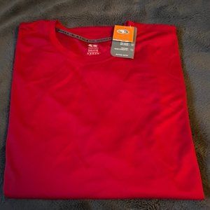 Athletic Works Red Long-Sleeve Dri-More Shirt Mens Size 4XL NWT